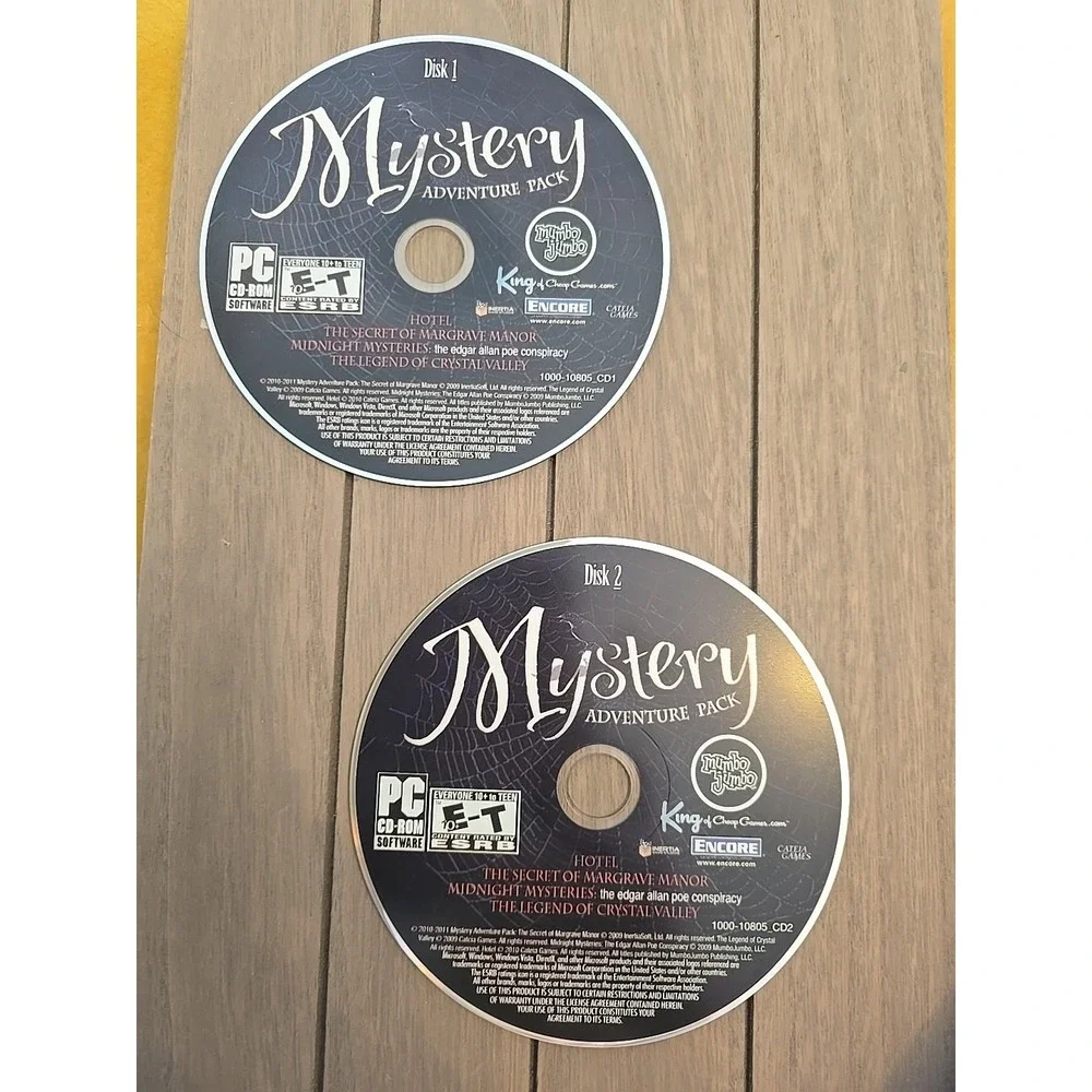 Mumbo Jumbo Mystery Adventure Pack for PC CD-ROM 2-CD set‎